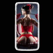 Coque LG L90 Fille sexy sous vêtements rouges