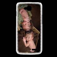 Coque LG L90 Jumeaux dormant dans des caisses