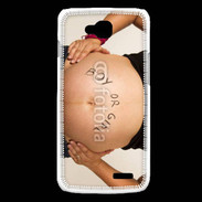 Coque LG L90 Femme enceinte ventre 