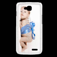 Coque LG L90 Bébé ruban bleu