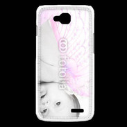 Coque LG L90 Bébé ailes d'ange rose