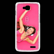 Coque LG L90 Femme asiatique glamour qui danse