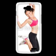 Coque LG L90 Femme asie sportive
