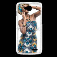 Coque LG L90 Femme Afrique 4