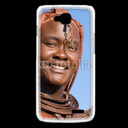 Coque LG L90 Femme tribu afrique