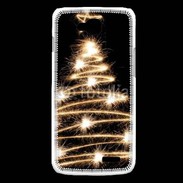 Coque LG L90 Sapin de noël feu d'artifice
