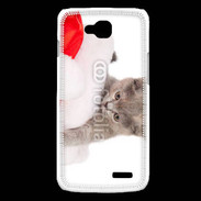 Coque LG L90 Chaton Noël