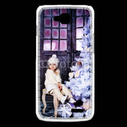 Coque LG L90 Sapin de Noël et petite fille