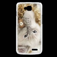 Coque LG L90 Chat Noël