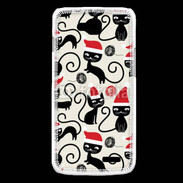 Coque LG L90 Fond chat noir Noël