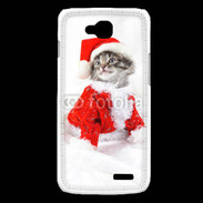 Coque LG L90 Chat Noël 3