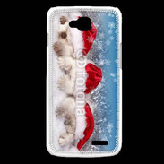 Coque LG L90 3 chatons Noël