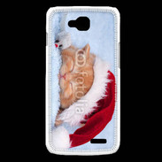Coque LG L90 Chaton Noël 2