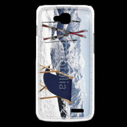 Coque LG L90 transat et skis neige