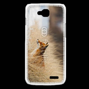 Coque LG L90 Renard paysage hiver