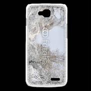 Coque LG L90 Forêt enneigée