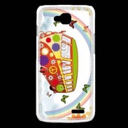 Coque LG L90 Flower power