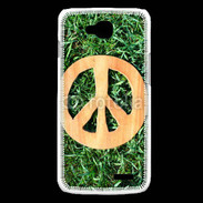 Coque LG L90 Paix et herbe