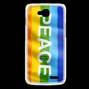 Coque LG L90 Rainbow peace 5