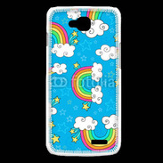 Coque LG L90 Ciel Rainbow