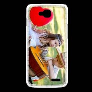 Coque LG L90 Jeune couple hippie