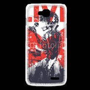 Coque LG L90 Tête de mort en concert live