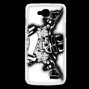 Coque LG L90 Tête de mort Gangster