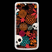 Coque LG L90 Fond tête de mort 9