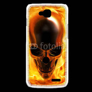 Coque LG L90 crâne en feu