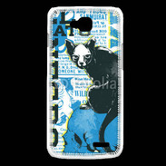 Coque LG L90 Tête de Mort Chat noir