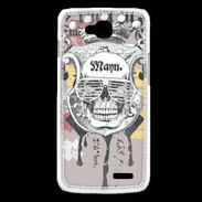 Coque LG L90 Tête de Mort Skull King