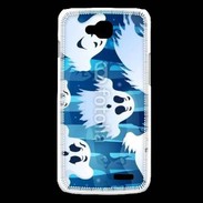Coque LG L90 j'aime les fantômes 19
