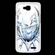 Coque LG L90 Monstre en dessin bleu