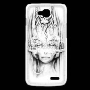Coque LG L90 Guerrière en dessin 10