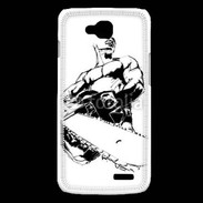 Coque LG L90 Bûcheron 