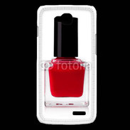 Coque LG L90 Vernis rouge esthéticienne