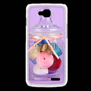 Coque LG L90 Bonbonne de ruban couture 