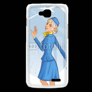 Coque LG L90 Hôtesse de l'air 6