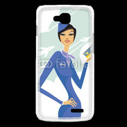 Coque LG L90 Hôtesse de l'air 8
