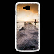 Coque LG L90 Filet de pêche sur ponton pêcheur