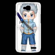 Coque LG L90 Chibi style illustration of a superhero 2