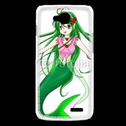 Coque LG L90 Fille manga verte