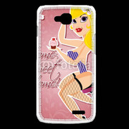 Coque LG L90 Dessin femme sexy style Betty Boop