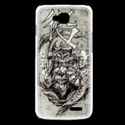Coque LG L90 Visage de guerrier en dessin 50