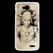 Coque LG L90 Guerrière en dessin 12