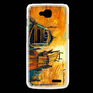 Coque LG L90 Peinture de bateau