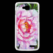 Coque LG L90 Fleur en peinture