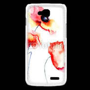 Coque LG L90 Peinture de Coquelicots 25