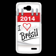 Coque LG L90 I love Bresil 2014
