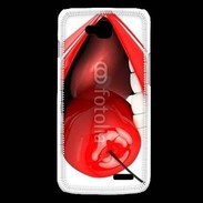 Coque LG L90 Cerise et bouche 2